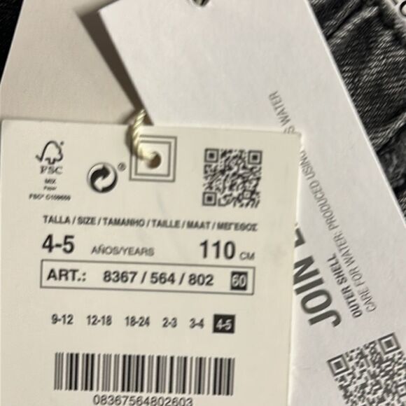 ZARA Kids | Wash Black | THE LOW PANT - Picture 4 of 5